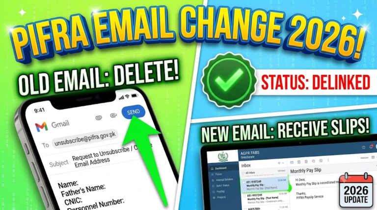How to Change Email ID on PIFRA