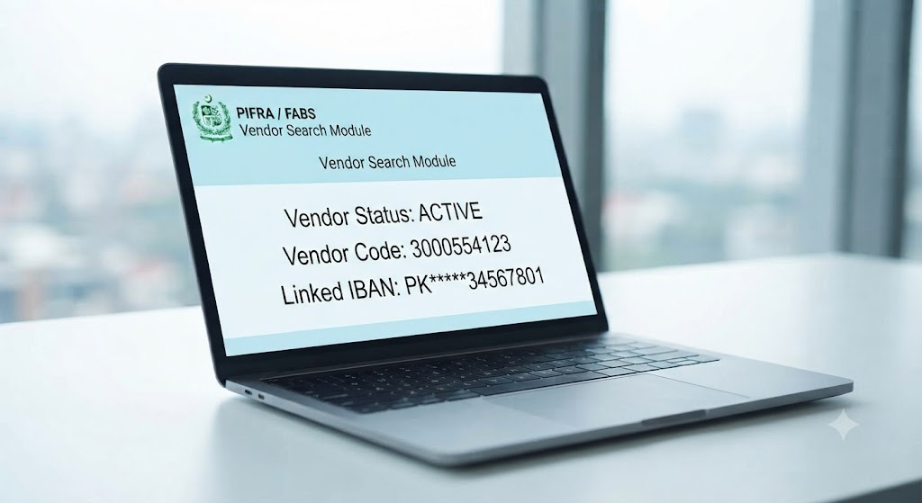 PIFRA Vendor Number