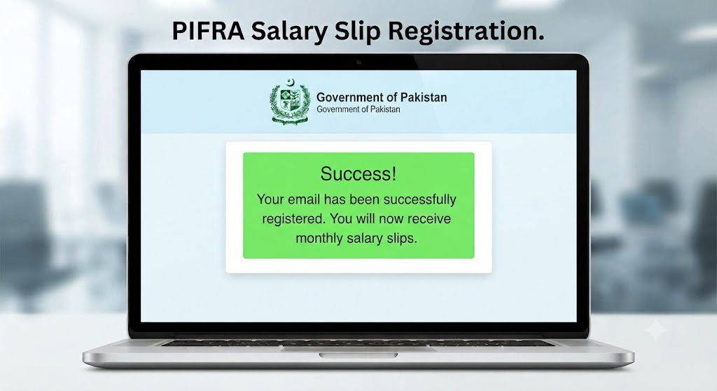 PIFRA Email Registration for Government Employees: Access Your Salary Slips Online