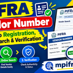 PIFRA Vendor Number