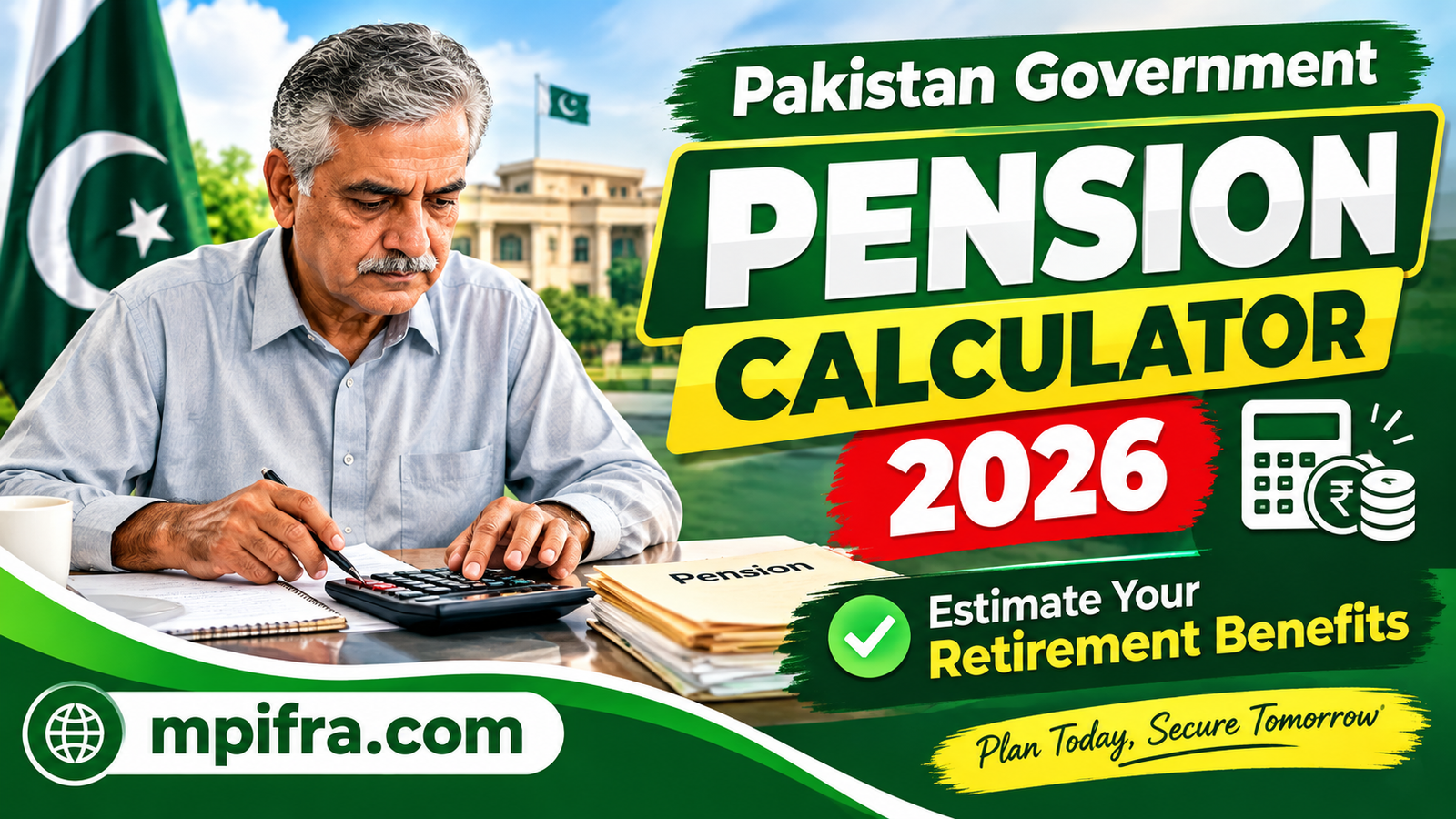 Pakistan Government Pension Calculator